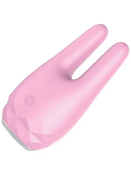 Diamonds The Countess Mini Rabbit Ears Massager Pink Playful Vibrators
