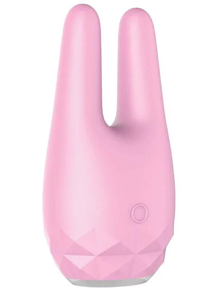Diamonds The Countess Mini Rabbit Ears Massager Pink Playful Vibrators