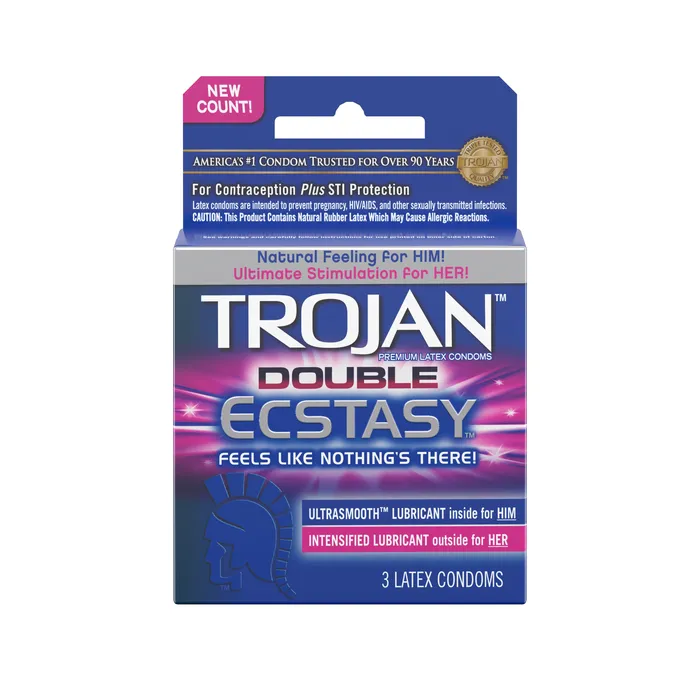 Dildos Paradise Marketing Trojan Double Ecstasy 3 Pack