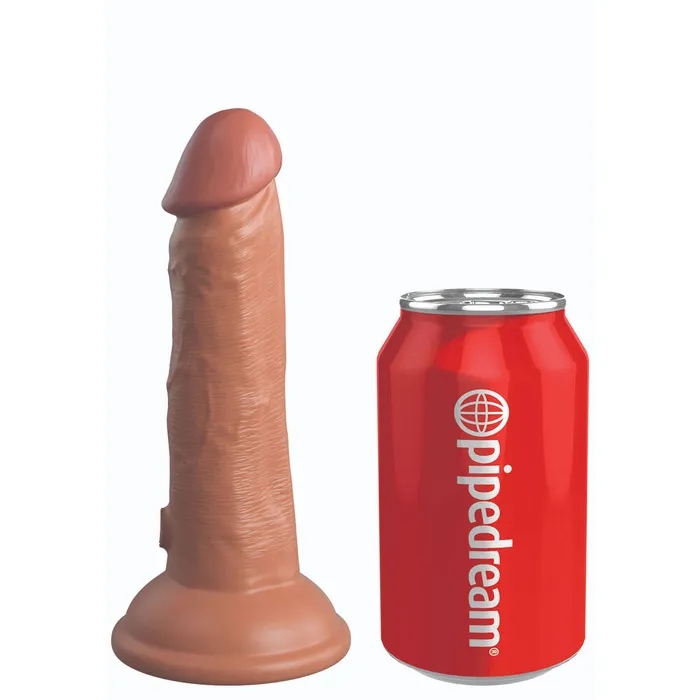 Dildos PipeDream King Cock Elite 6 Inch Dual Density Vibrating Cock Flesh Brown Dildos PipeDream King Cock Elite 6 Inch Dual Density Vibrating Cock Flesh Brown