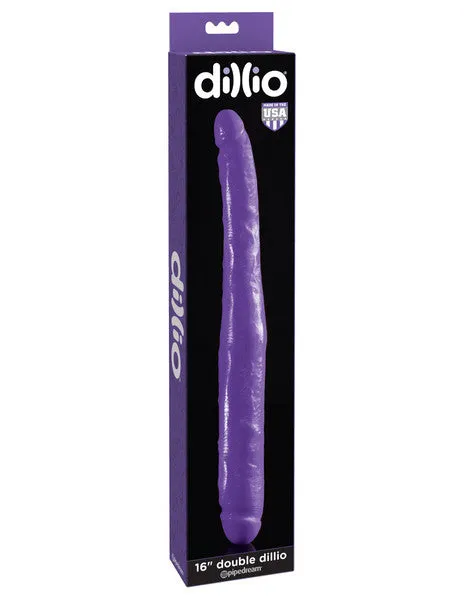 Dillio Purple 16 in Double Dong Pipedream Products Dildos