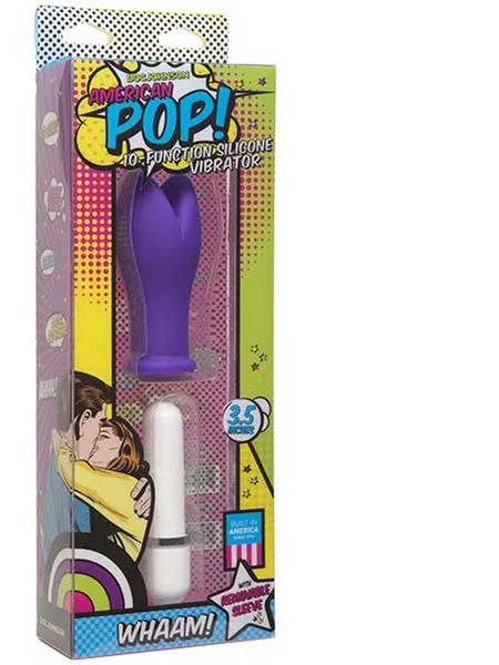 Doc Johnson Vibrators American Pop Whaam Purple