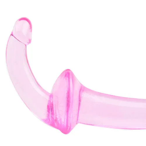 Double Fun Pink Strapless Strap On Dildo Various Toy Brands Female Sex Toys