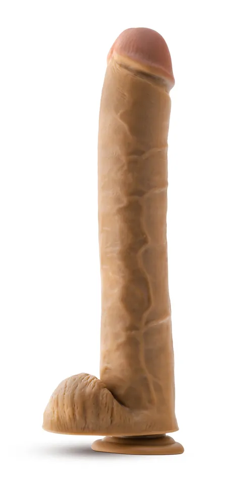 Dr Skin Dr Michael 14 Inch Dildo With Balls Tan Blush Dildos