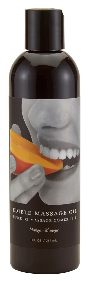 Edible Massage Oil Mango 8 Fl Oz Earthly Body Couples