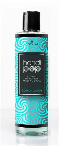 Enhancers Handipop Edible Handjob Massage Gel Cotton Candy 42 Fl Oz Sensuva