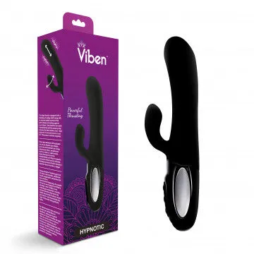 Female Sex Toys LuvMyToyz Hypnotic Black Thrusting Rabbit With Swinging Clitoral Stimulator HP Female Sex Toys LuvMyToyz Hypnotic Black Thrusting Rabbit With Swinging Clitoral Stimulator HP