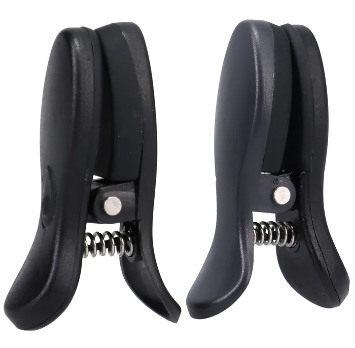 Female Sex Toys Merci Vibro Grippers Wireless Vibrating Nipple Clamps With Rechargeable Case Black Doc Johnson Female Sex Toys Merci Vibro Grippers Wireless Vibrating Nipple Clamps With Rechargeable Case Black Doc Johnson