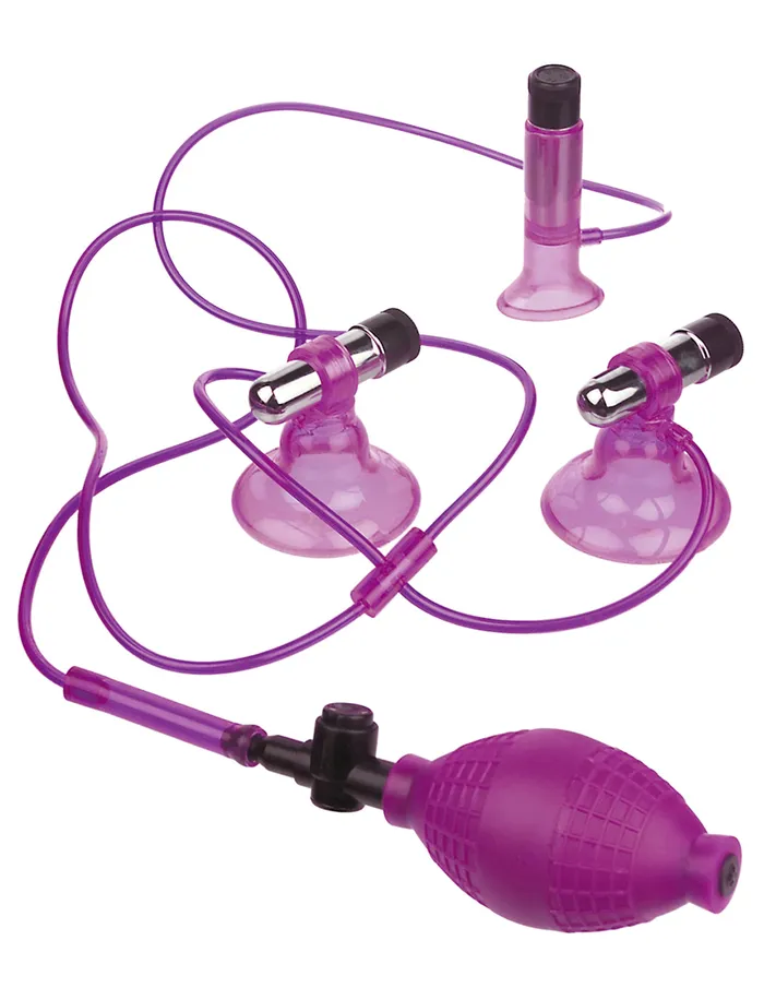 Female Sex Toys Pipedream Fetish Fantasy Series Vibrating Triple Suckers