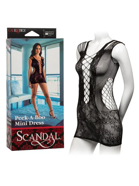 Female Sex Toys Scandal PeekABoo Mini Dress CalExotics