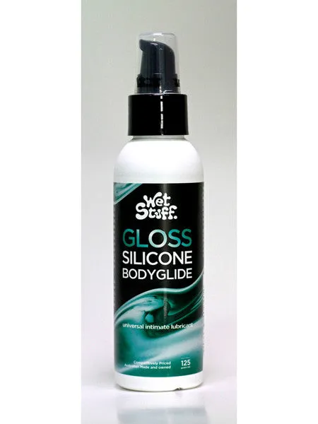 Female Sex Toys Wet Stuff Wet Stuff Gloss Silicone Bodyglide 125g Pump
