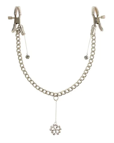 Fetish Fantasy Series Crystal Nipple Clamps Pipedream Female Sex Toys