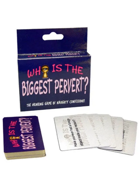 Games Who is the Biggest Pervert Card Game Kheper Games