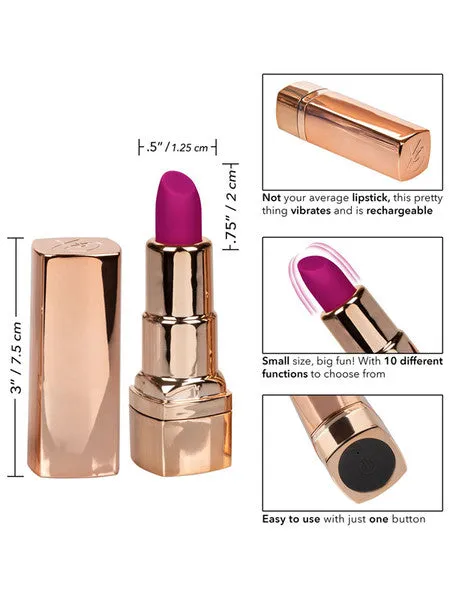 Hide and Play Rechargeable Lipstick Purple CalExotics Vibrators