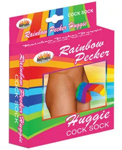 Hott Products Anal Rainbow Pecker Huggie Sock