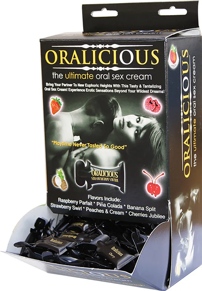 Hott Products Couples Oralicious 144 Piece Fishbowl Assorted Flavors