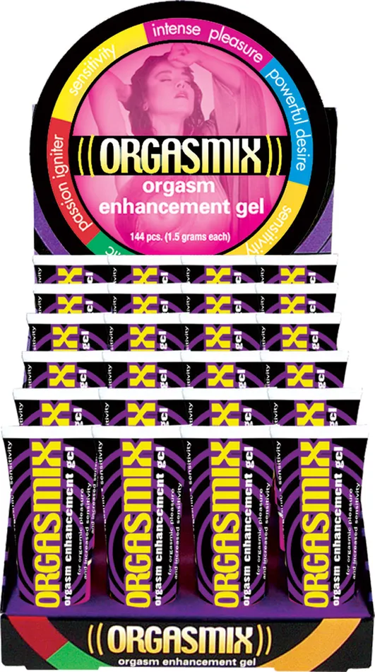 Hott Products Couples Orgasmix 24 Piece Display 1 Oz Tubes