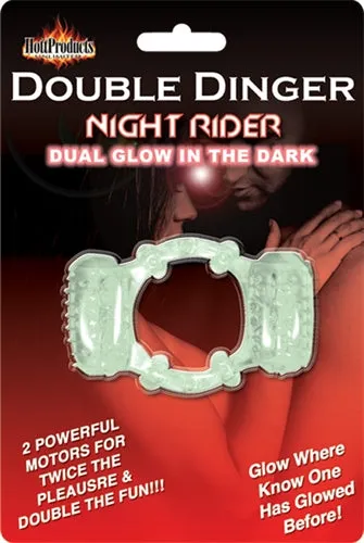 Hott Products Dildos Double Dinger Night Rider