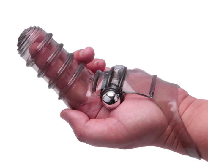 Icon Brands Vibrators Vibro Finger Wearable Stimulator Grey