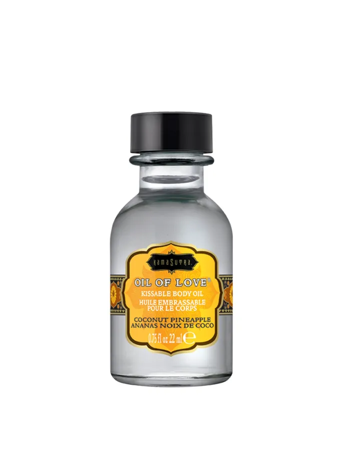 Kama Sutra Vibrators Oil of Love Coconut Pineapple 075 Fl Oz 22 ml