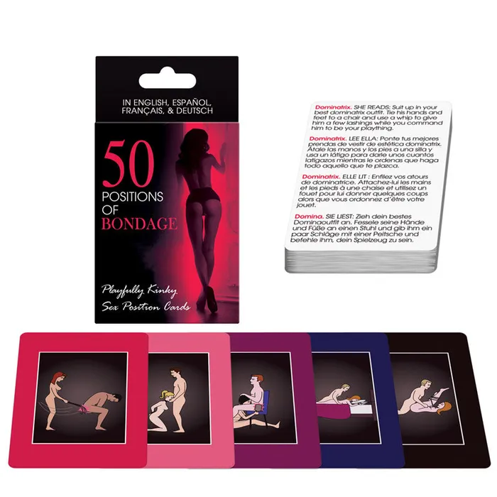 Kheper Games Couples 50 Positions Of Bondage Sex Position Cards