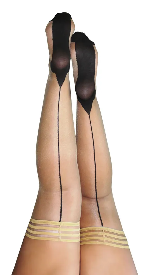 Kixies Male Sex Toys Ruby Cuban Heel Thigh High Size D Nude