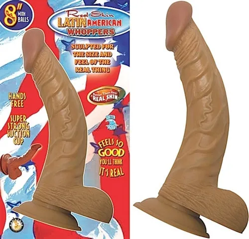 Latin American Whoppers 8in With BallsLatin Nasstoys Female Sex Toys