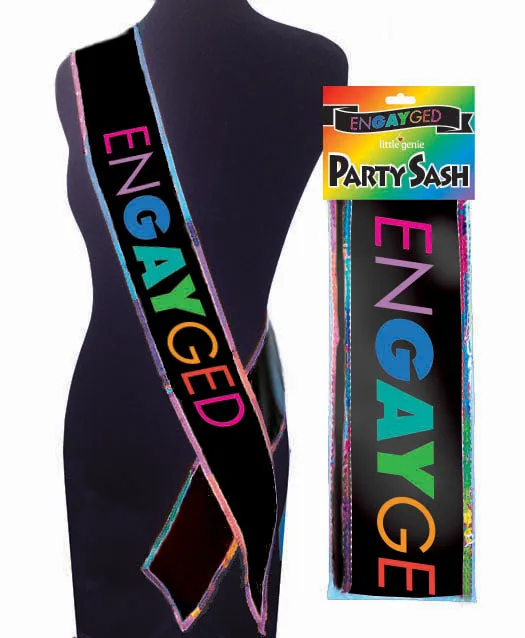 Little Genie Vibrators Engayged Sash