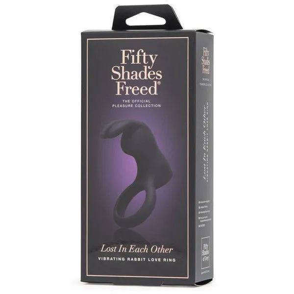 Lovehoney Fifty Shades Freed Lost in Each Other Rechargeable Rabbit Love Ring Vibrators