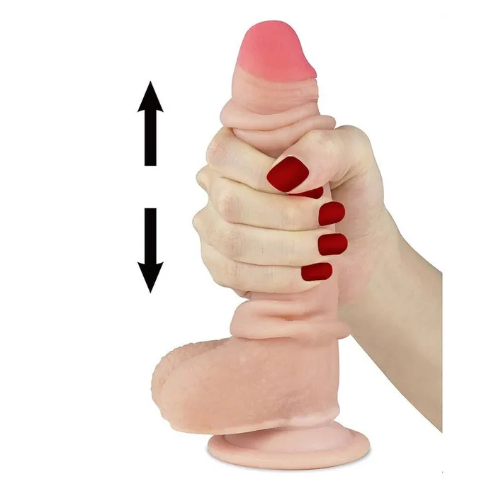 Lovetoy Sliding Skin Dildo 7 Inch Lovetoy Dildos Lovetoy Sliding Skin Dildo 7 Inch Lovetoy Dildos