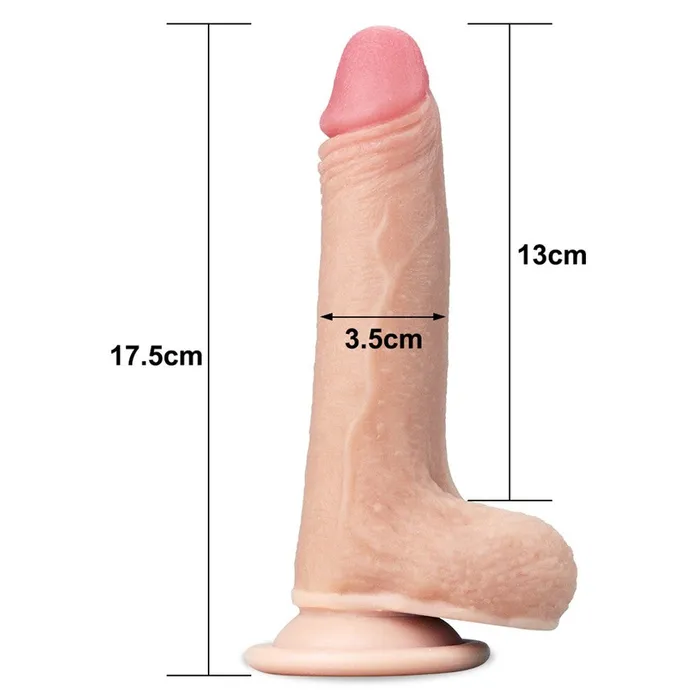 Lovetoy Sliding Skin Dildo 7 Inch Lovetoy Dildos Lovetoy Sliding Skin Dildo 7 Inch Lovetoy Dildos