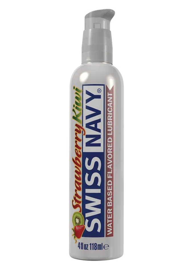 MD Science Lab Swiss Navy Flavors Water Based Lubricant Strawberry Kiwi 4 Fl Oz Lubricants MD Science Lab Swiss Navy Flavors Water Based Lubricant Strawberry Kiwi 4 Fl Oz Lubricants