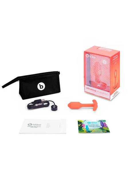 Male Sex Toys bVibe Vibrating Snug Plug Small Orange size 1 BVibe Male Sex Toys bVibe Vibrating Snug Plug Small Orange size 1 BVibe