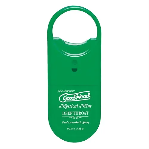 Male Sex Toys Good Head to Go Deep Throat Spray Mystical Mint Doc Johnson