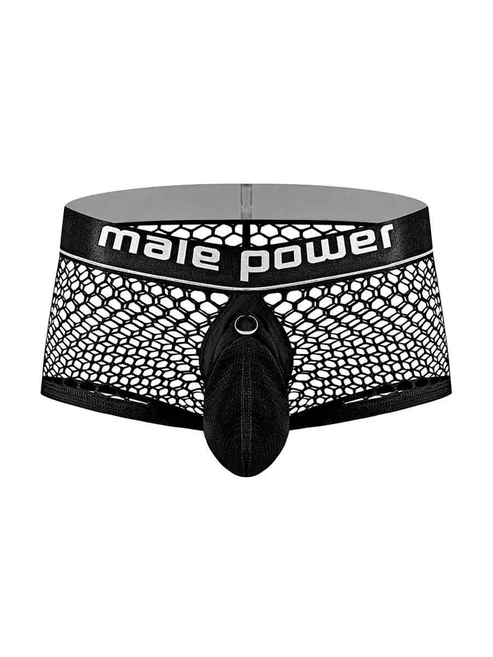 Male Sex Toys Male Power Cock Pit Net Mini Cock Ring Short Large Black