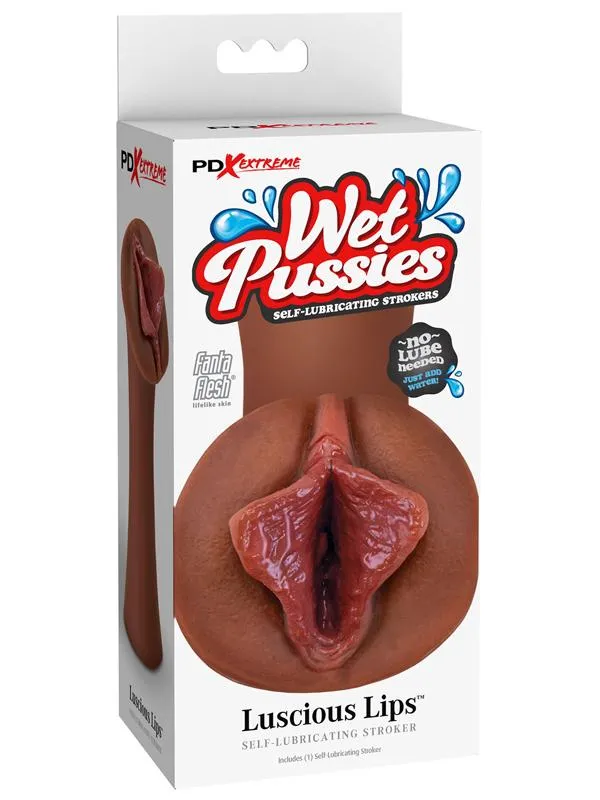 Male Sex Toys PDX Brands PDX Extreme Wet Pussies Luscious Lips Brown Male Sex Toys PDX Brands PDX Extreme Wet Pussies Luscious Lips Brown