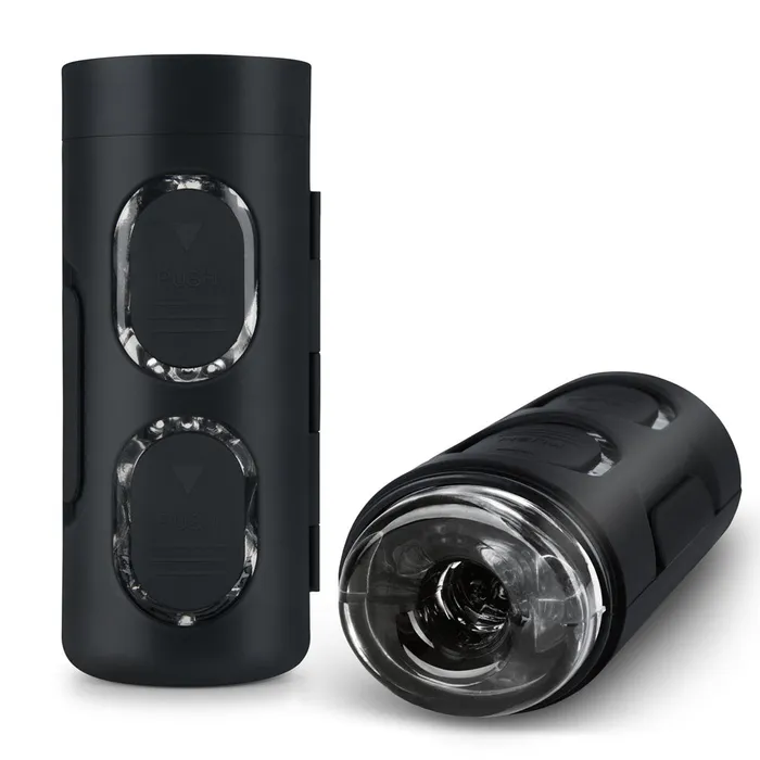 Male Sex Toys Zolo Strokemeister Squeezeable Male Masturbator Black Zolo Cup