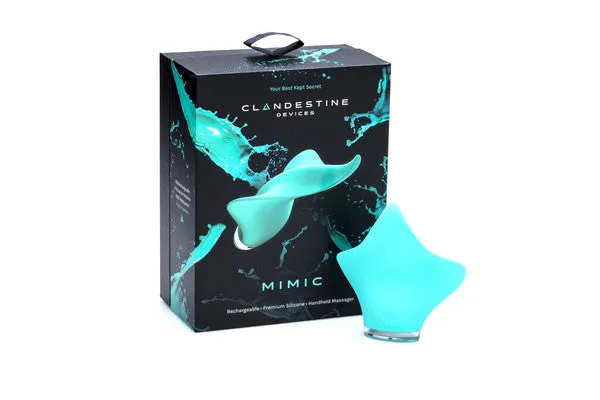 Mimic Rechargeable Massager Seafoam Clandestine Devices Female Sex Toys