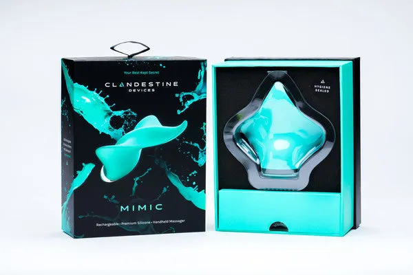 Mimic Rechargeable Massager Seafoam Clandestine Devices Female Sex Toys Mimic Rechargeable Massager Seafoam Clandestine Devices Female Sex Toys