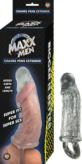 Nasstoys Male Sex Toys Maxx Men Grande Penis Sleeve Clear