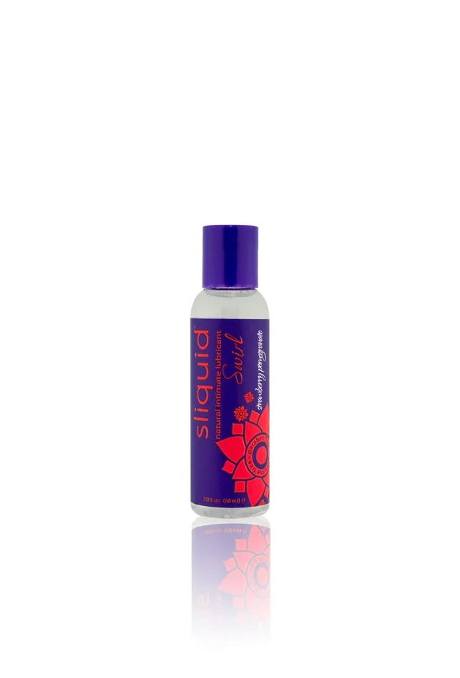 Naturals Swirl Strawberry Pomegranate 20 Fl Oz 59 ml Sliquid Anal