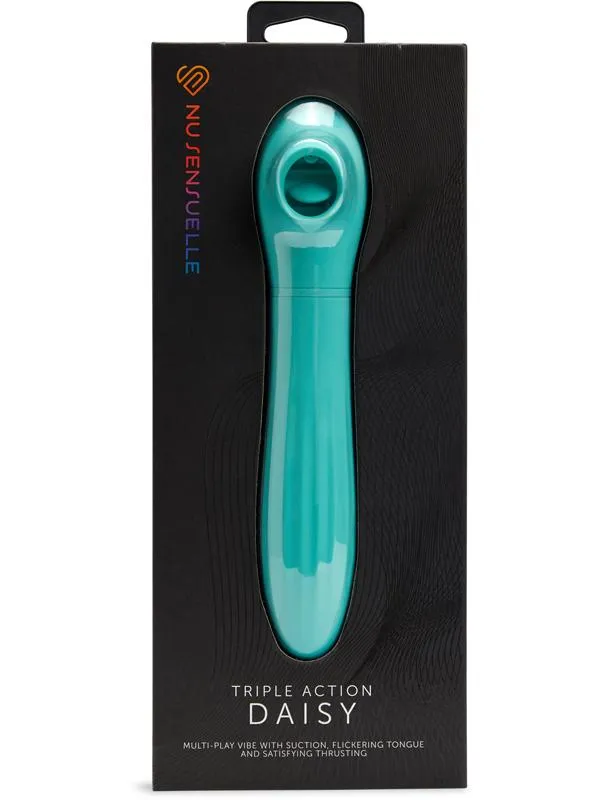 Novel Creations Vibrators Nu Sensuelle Triple Action Daisy Electric Blue Novel Creations Vibrators Nu Sensuelle Triple Action Daisy Electric Blue