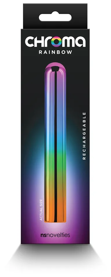 NS Novelties Female Sex Toys Chroma Rainbow Large NS Novelties Female Sex Toys Chroma Rainbow Large