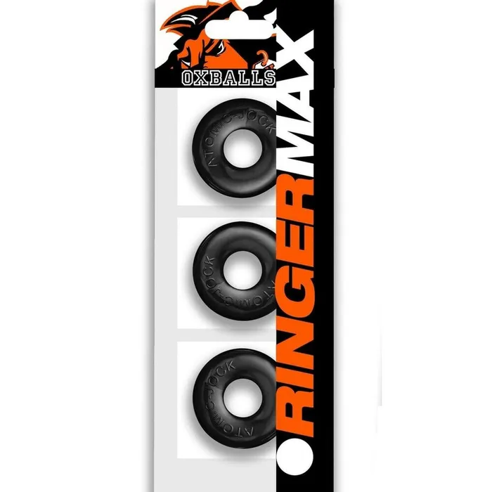 OXBALLS Oxballs Ringer Max Cockring 3 Pack Black Anal