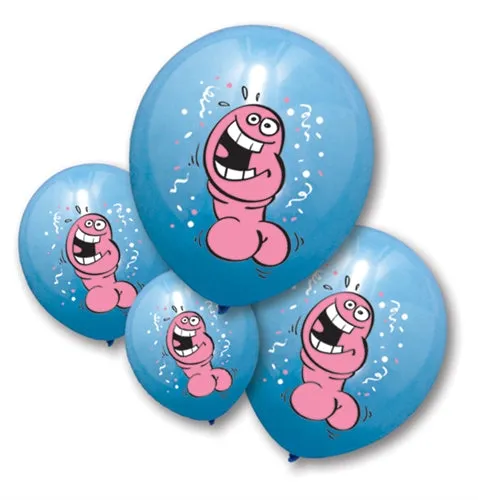 Ozze Creations Enhancers Pecker Balloons 6 Pack