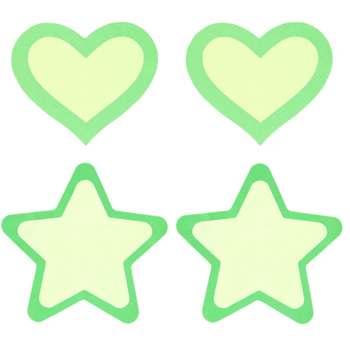 Peekaboo Pasties Glow In the Dark Peekaboos Dildos