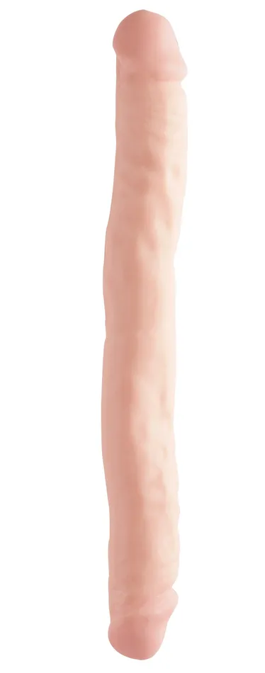 Pipedream Dildos Basix Rubber Works 12 Inch Double Dong Flesh