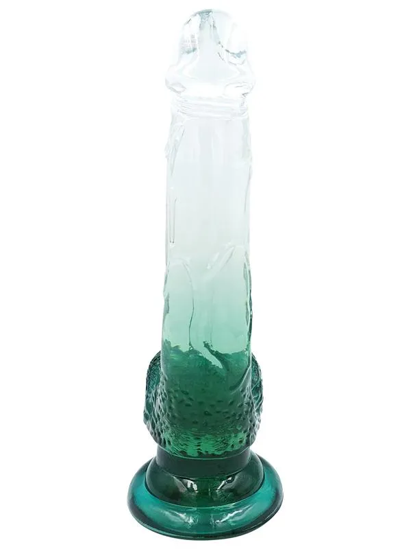 Playful Female Sex Toys Playful Riders 9 in Cock with Balls Green Playful Female Sex Toys Playful Riders 9 in Cock with Balls Green