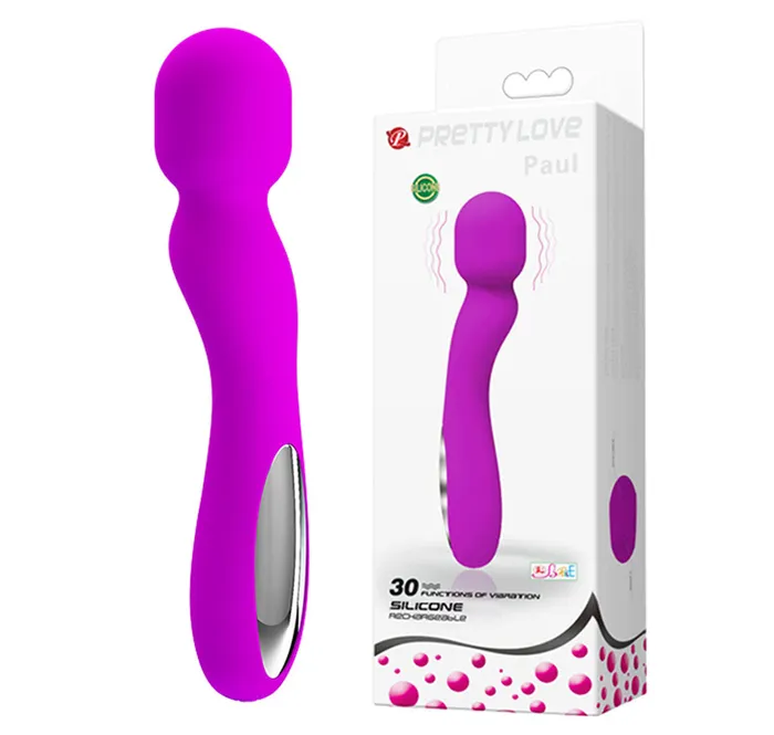 Pretty Love Pretty Love Paul USB Rechargeable Wand Fuchsia Vibrators