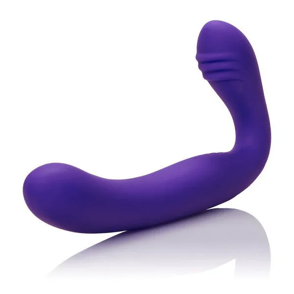 Rechargeable Silicone Love Rider Strapless StrapOn Purple CalExotics Female Sex Toys